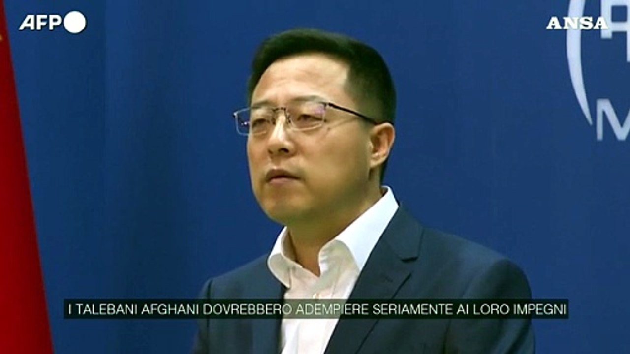 Afghanistan, Cina: "Talebani blocchino ogni forma di terrorismo"