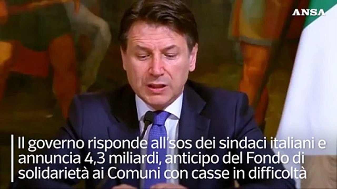 4,3 miliardi ai comuni e 400 milioni per buoni spesa
