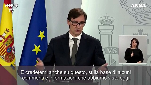 Spagna, il ministro della Sanita': Senza salute non c'e' economia