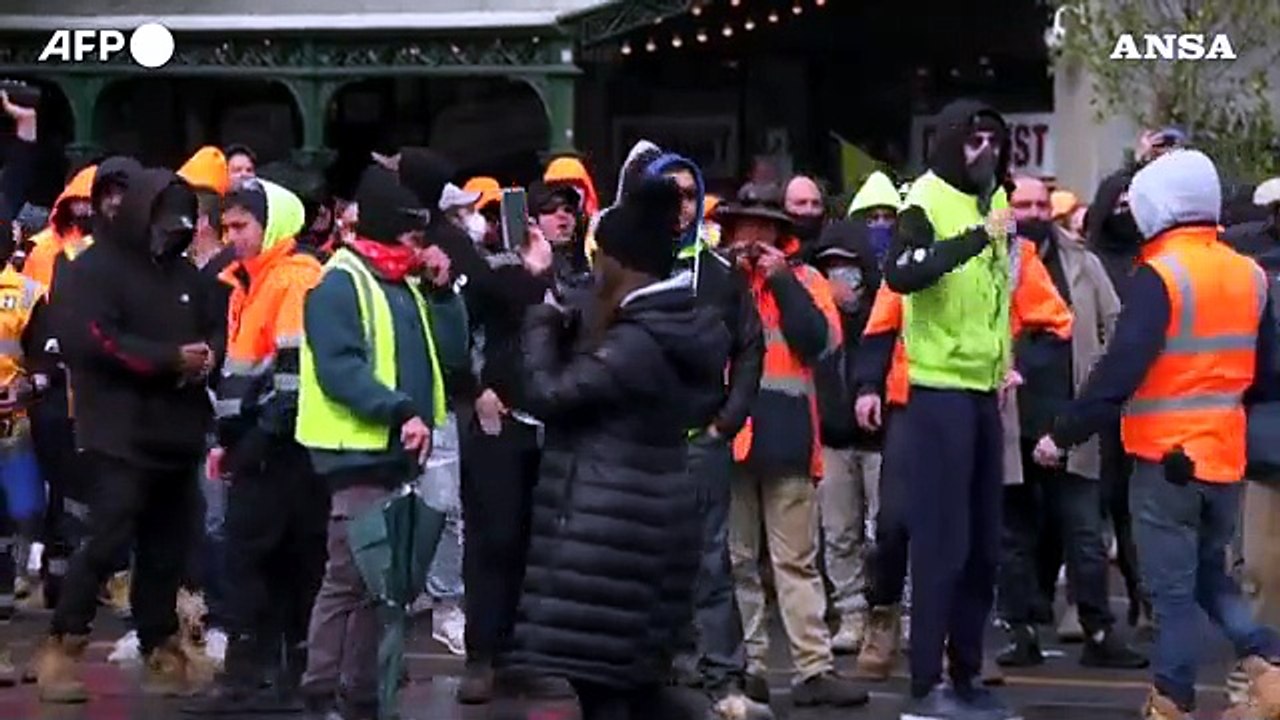 Australia, nuove proteste contro l'obbligo di vaccino nei cantieri