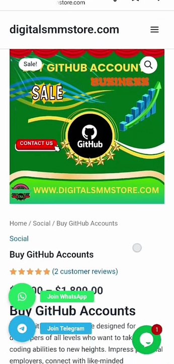 Buy GitHub Accounts