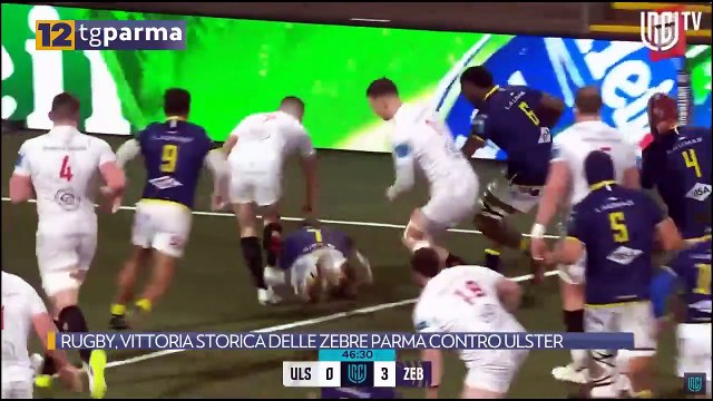 RUGBY, VITTORIA STORICA DELLE ZEBRE PARMA CONTRO ULSTER | RUGBY, VITTORIA STORICA DELLE ZEBRE PARMA CONTRO ULSTER