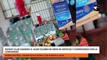 Rotary Club Leandro N. Alem celebra 80 años de servicio y compromiso con la comunidad