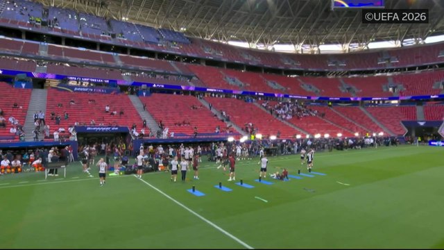 Entrenamiento completo del Arsenal antes de la final de la Champions League vs PSG