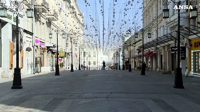 Coronavirus, Russia: fino al 5 aprile chiusi negozi e ristoranti
