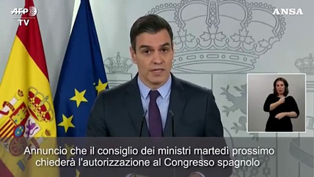 Coronavirus, Sanchez: Lockdown prorogato di due settimane