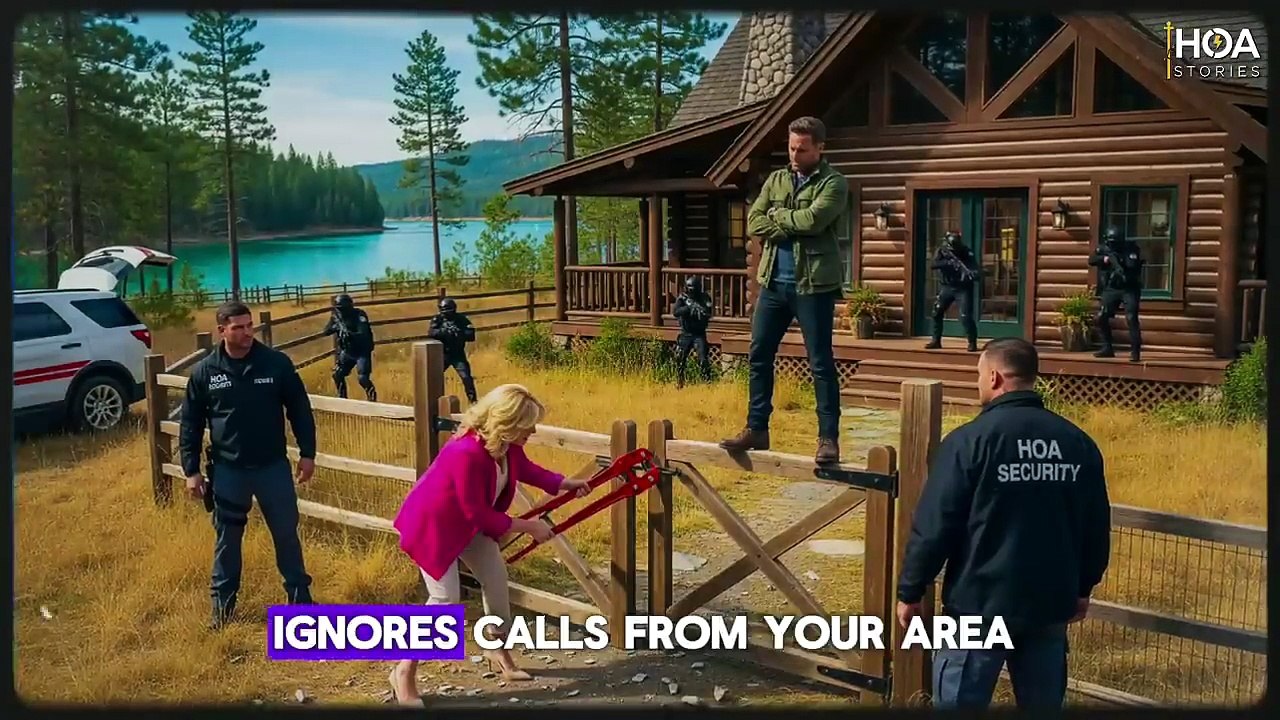 HOA Karen Cut My Lock to “Inspect” My Cabin — Didn’t Know a SWAT Team Was Waiting Inside_720p