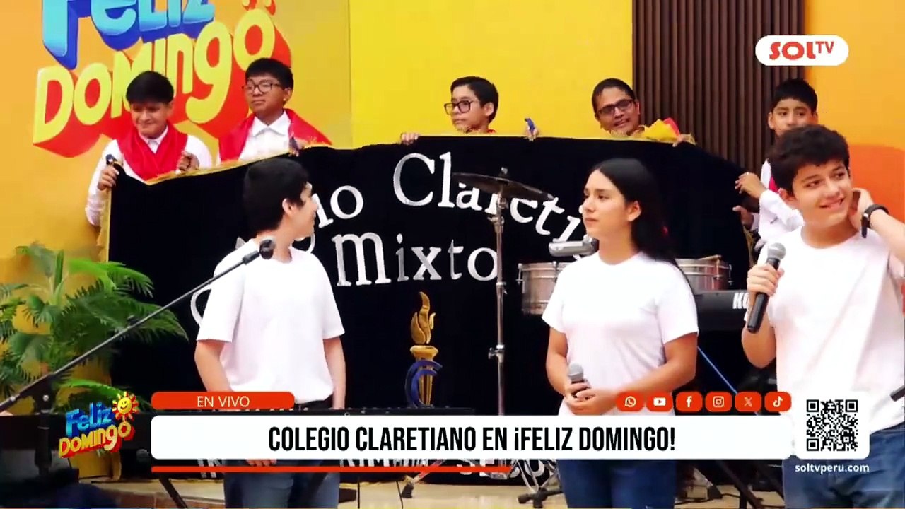 Colegio Claretiano brilló con espectacular número musical