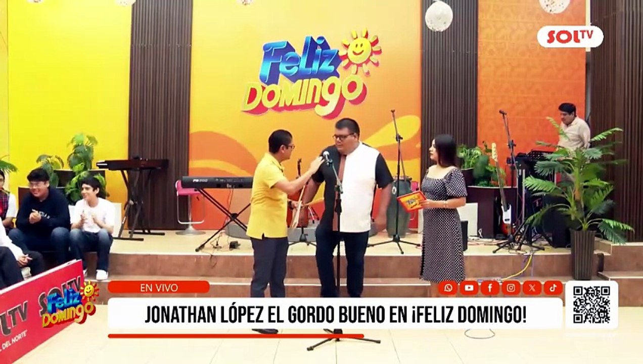 Jonathan López El Gordo Bueno brilló cantando Mi Ñañita