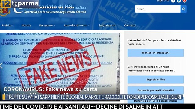 Truffe su WhatsApp, niente buoni al market e raccolti fondi per ospedali liguri