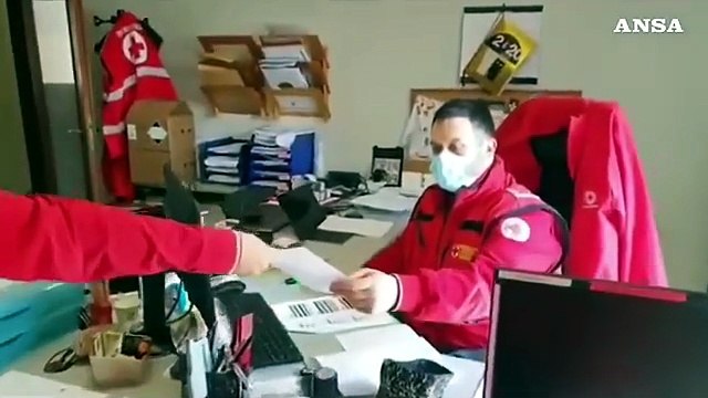Coronavirus, a Piacenza la Croce Rossa fa consegne a domicilio