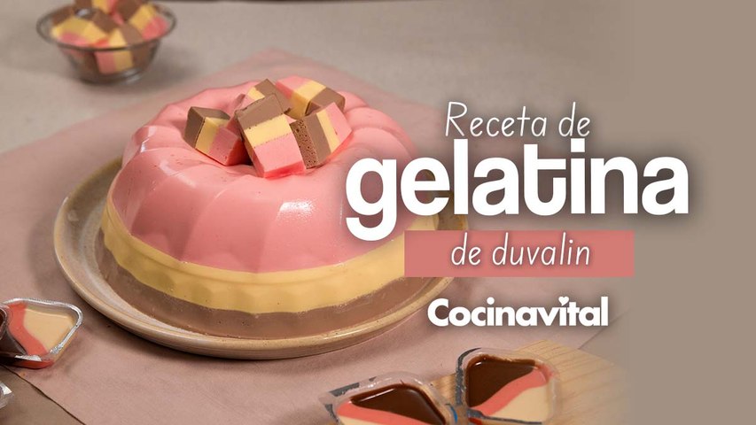 Receta de gelatina de Duvalin