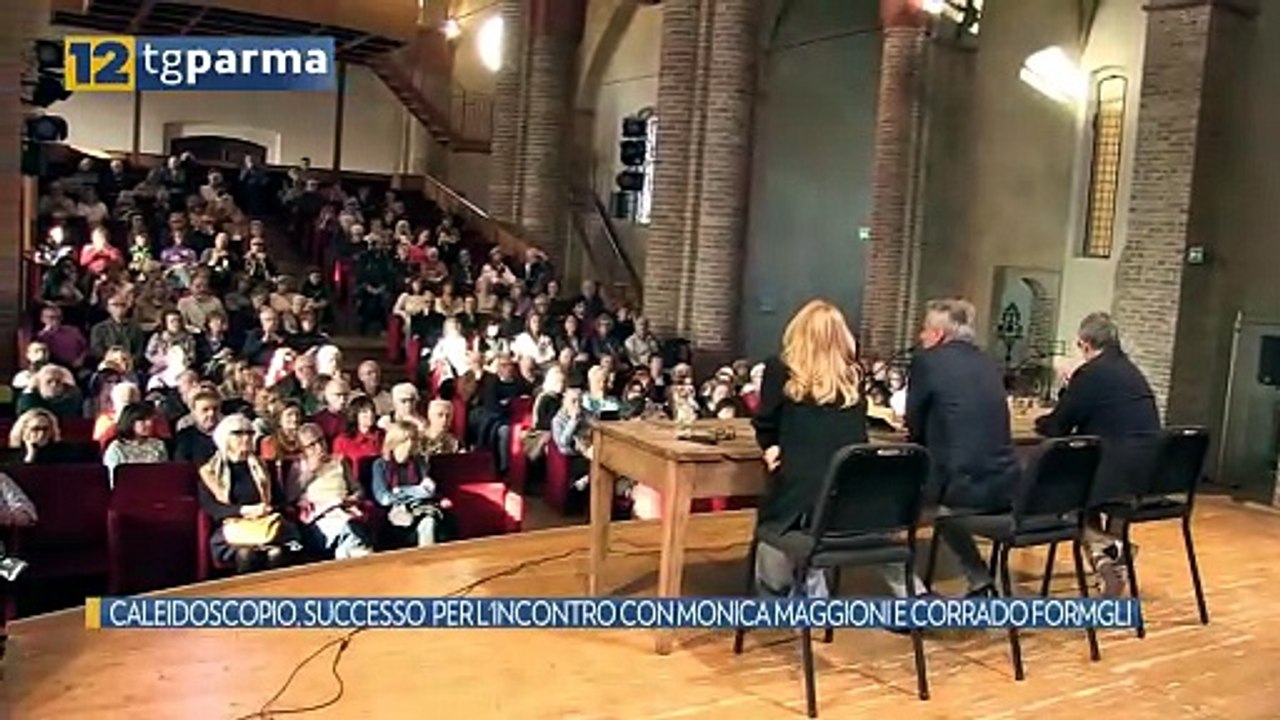 CALEIDOSCOPIO, SUCCESSO  PER L'INCONTRO CON MONICA MAGGIONI E CORRADO FORMGLI | CALEIDOSCOPIO, SUCCESSO  PER L'INCONTRO CON MONICA MAGGIONI E CORRADO FORMGLI