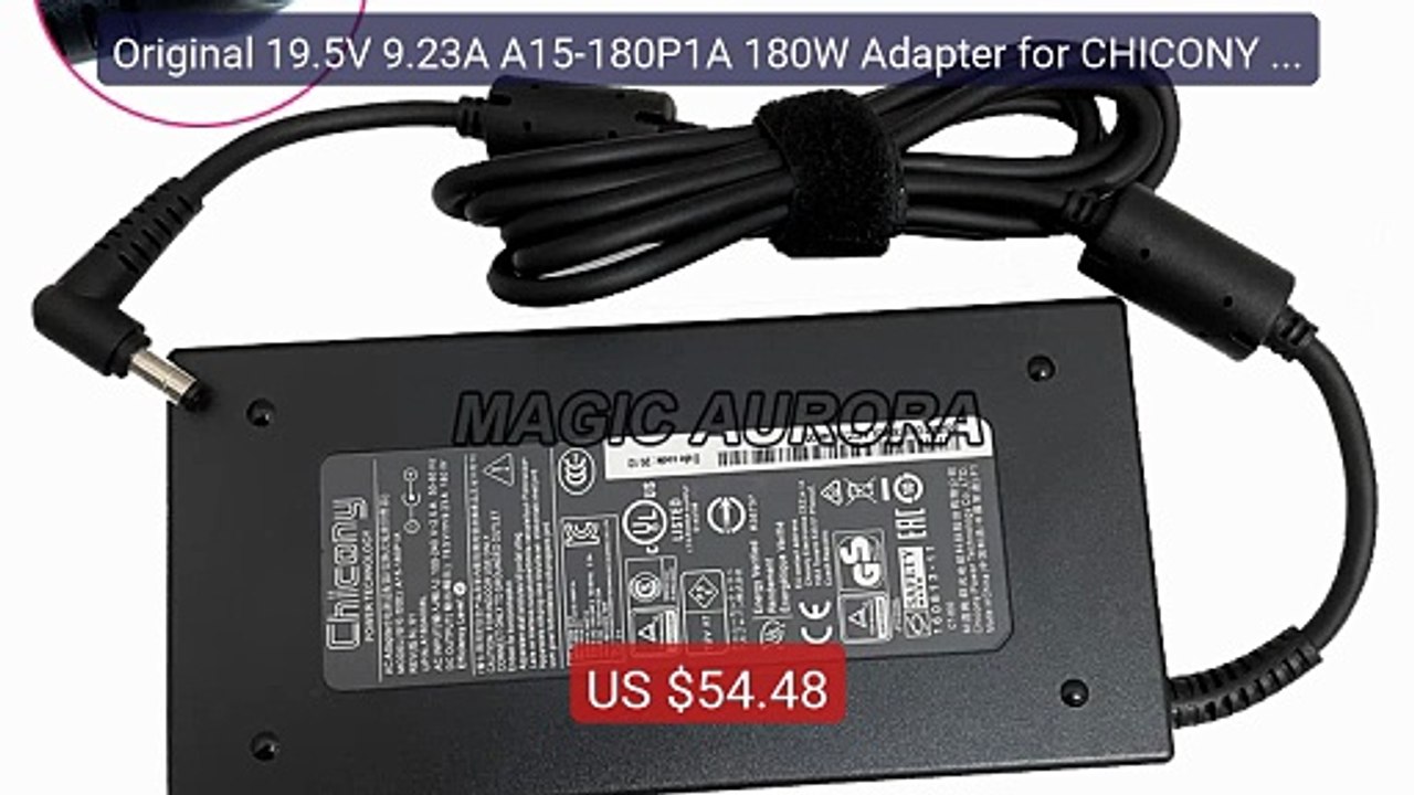 Original 19.5V 9.23A A15-180P1A 180W Adapter for CHICONY A1... -- Top Pick 2026 | Unbeatable Price!