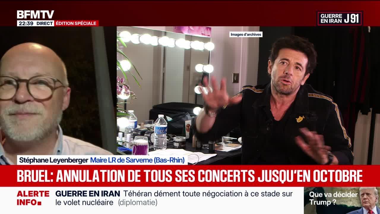 Bruel : annulation de tous ses concerts jusqu'en octobre - 29/05