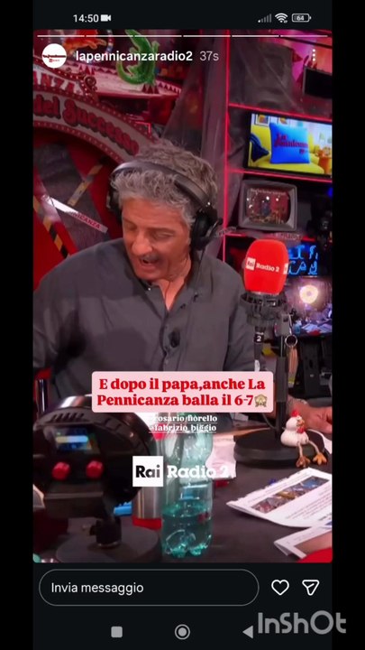 La pennicanza con Fiorello e biggio
