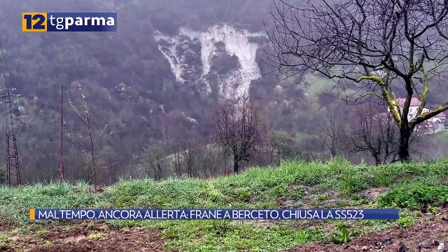 MALTEMPO, ANCORA ALLERTA: FRANE A BERCETO, CHIUSA LA SS523 | MALTEMPO, ANCORA ALLERTA: FRANE A BERCETO, CHIUSA LA SS523