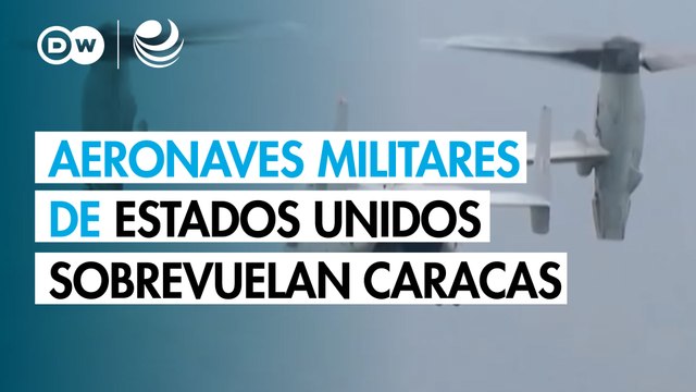 Aeronaves militares de EU sobrevuelan Caracas