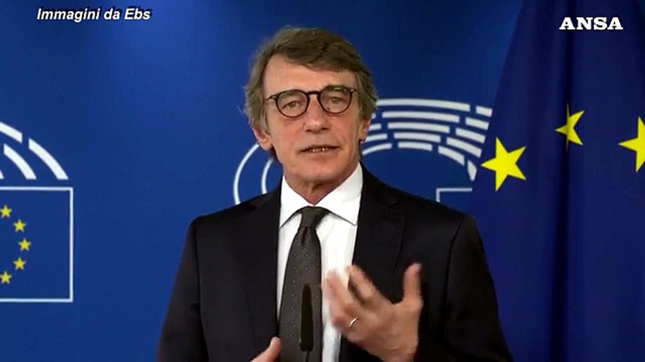 Coronavirus, Sassoli: "Da cucine Parlamento Ue,...