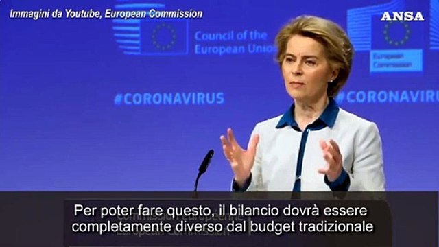Coronavirus, Von der Leyen: All'Ue serve nuovo Piano Marshall