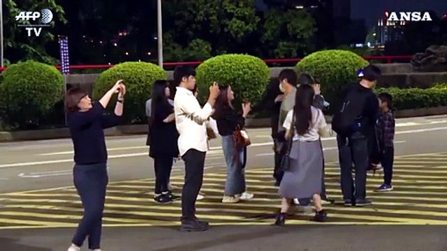 Nessun nuovo caso di coronavirus, a Taiwan si illumina la scritta zero