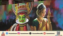 മകൾ പഠിച്ചിറങ്ങിയ സ്കൂളിനെ നിറങ്ങൾ കൊണ്ട് അലങ്കരിച്ച് ചിത്രകാരനായ അച്ഛൻ