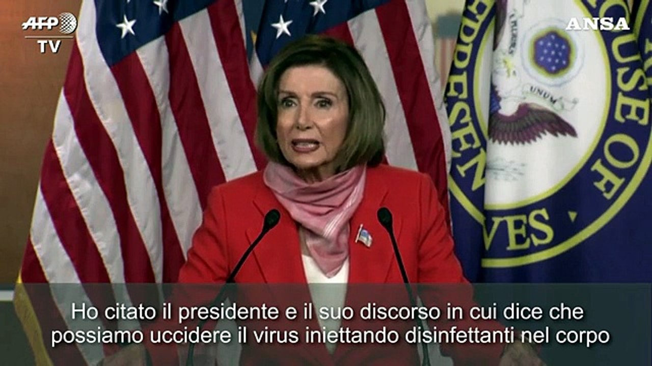 Coronavirus, Pelosi a Trump: "Non ascolta gli esperti"