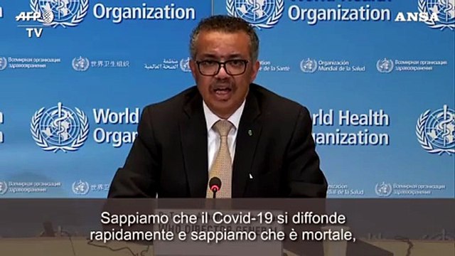 Oms: Coronavirus 10 volte piu' letale dell'influenza del 2009