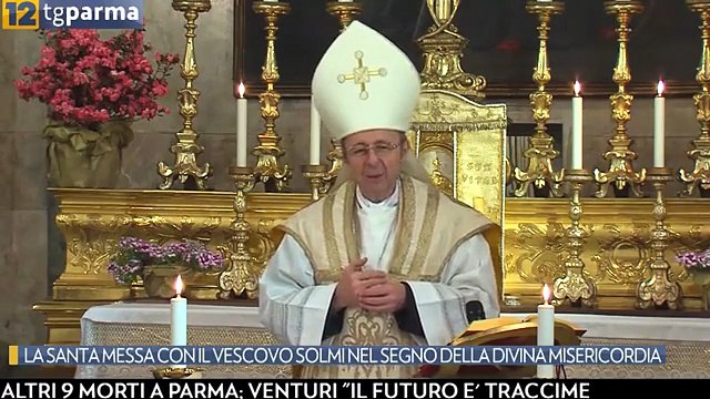 La Santa Messa con il Vescovo Solmi nel segno della Divina Misericordia