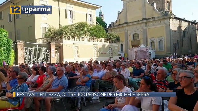 FESTIVAL LENTEZZA, OLTRE 400 PERSONE PER MICHELE SERRA | FESTIVAL LENTEZZA, OLTRE 400 PERSONE PER MICHELE SERRA