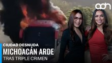 Bloqueos y quema de vehículos en Michoacán por asesinato de tres personas I Ciudad Desnuda