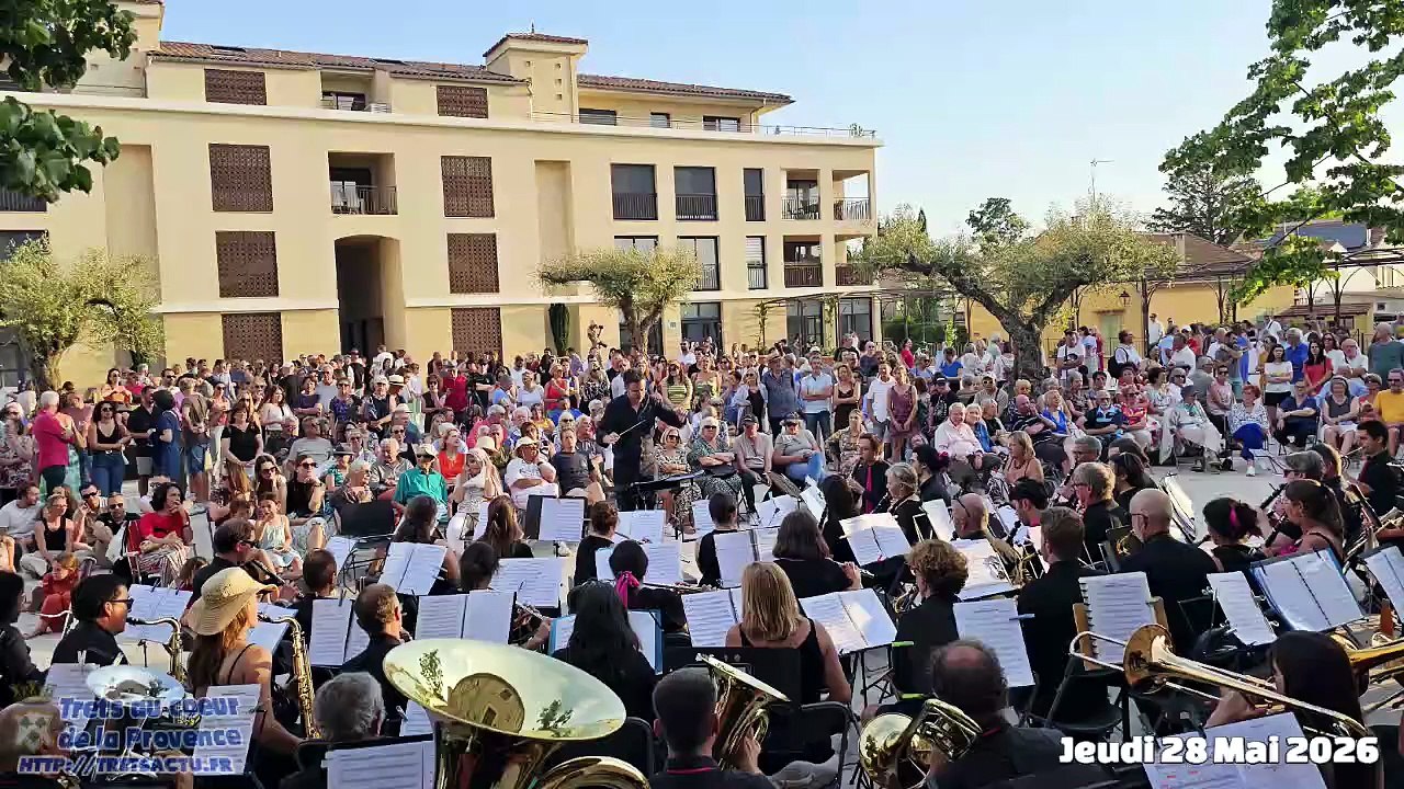 Inauguration de la nouvelle place de Peynier avec l'Orchestre d’Harmonie d’Aix-en-Provence 28mai2026