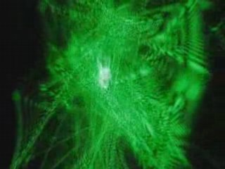 Laser beam effects - Spartan green laser pointer