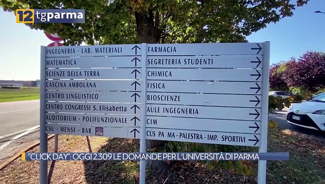 CLICK DAY : OGGI 2.309 LE DOMANDE PER L'UNIVERSITÀ DI PARMA | CLICK DAY : OGGI 2.309 LE DOMANDE PER L'UNIVERSITÀ DI PARMA