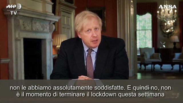 Coronavirus, Johnson: Lockdown non puo' terminare questa settimana