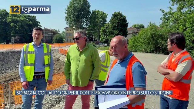 SORAGNA, COLLAUDO OK PER IL PONTE PROVVISORIO IN FERRO SULLO STIRONE | SORAGNA, COLLAUDO OK PER IL PONTE PROVVISORIO IN FERRO SULLO STIRONE