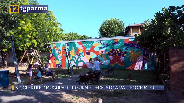 VICOFERTILE, INAUGURATO IL MURALE DEDICATO A MATTEO CERATO | VICOFERTILE, INAUGURATO IL MURALE DEDICATO A MATTEO CERATO