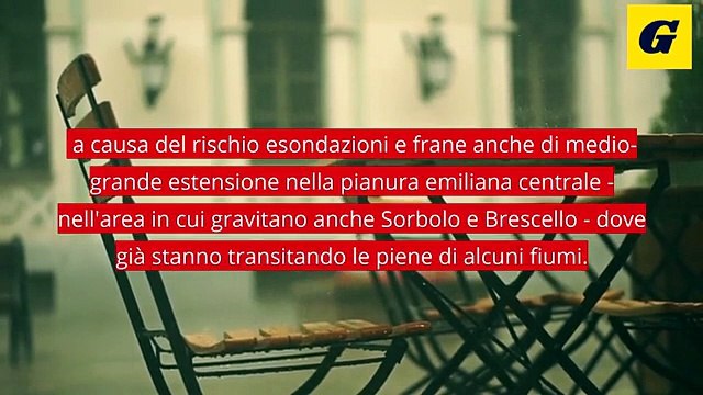 Maltempo, in Emilia l'allerta diventa rossa per le piene dei fiumi.