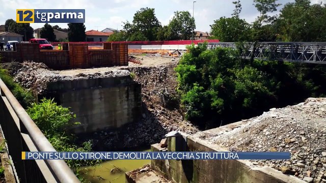 PONTE SULLO STIRONE, DEMOLITA LA VECCHIA STRUTTURA | PONTE SULLO STIRONE, DEMOLITA LA VECCHIA STRUTTURA