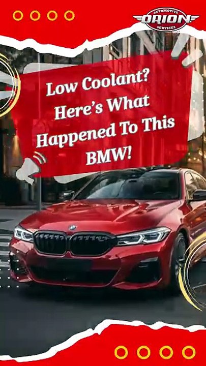Low Coolant Here’s What Happened To This BMW!