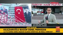 CHP'de aynı saatte iki farklı bayramlaşma! Genel Merkez'deki afiş detayı dikkat çekti