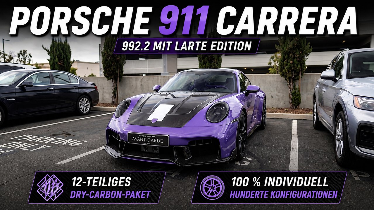 Porsche 911 Carrera 992.2 im Detail: Carbon, Style und Individualität