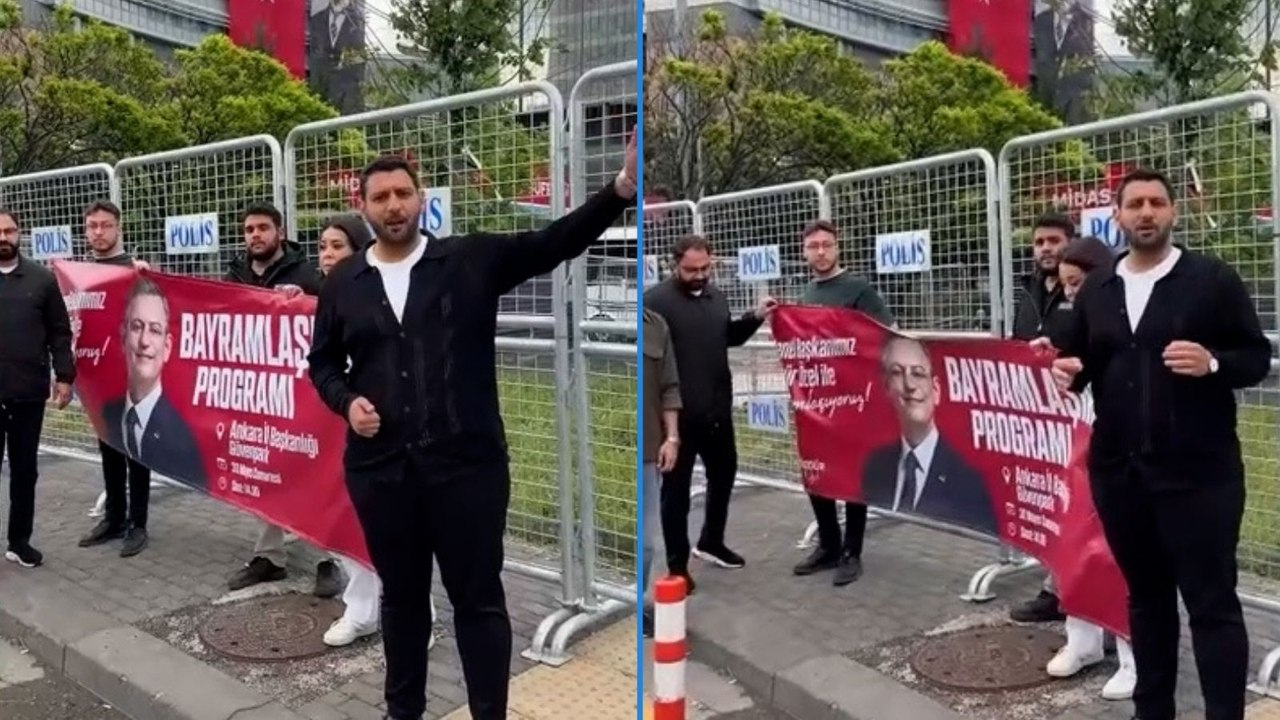 CHP Genel Merkezi'nde Özgür Özel'in bayramlaşma...