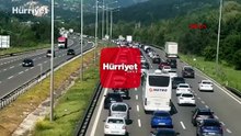 Bayram tatili dönüş trafiği başladı