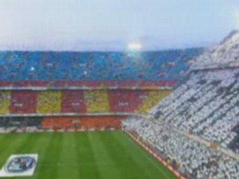 Tifo Mestalla Valencia CF Campeòn