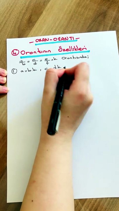 Matematik Oran Orantı