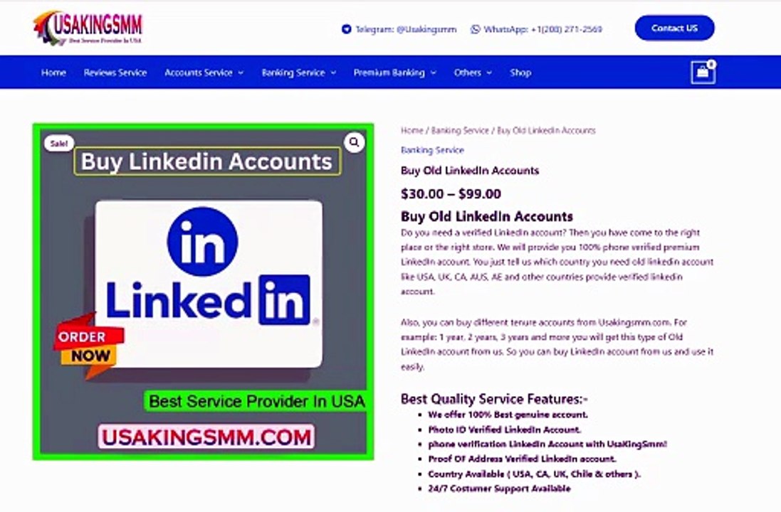 Top 12.5 Sites to Buy Old LinkedIn Accounts In (PVA & Aged)