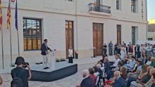 Inauguració del Nou Ajuntament de Benissa: parlament d'Arturo Poquet, alcalde de Benissa