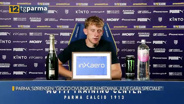 PARMA, SØRENSEN: GIOCO OVUNQUE IN MEDIANA. JUVE GARA SPECIALE | PARMA, SØRENSEN: GIOCO OVUNQUE IN MEDIANA. JUVE GARA SPECIALE
