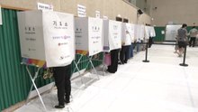 종일 사전투표소 긴 줄...이 시각 경남 / YTN